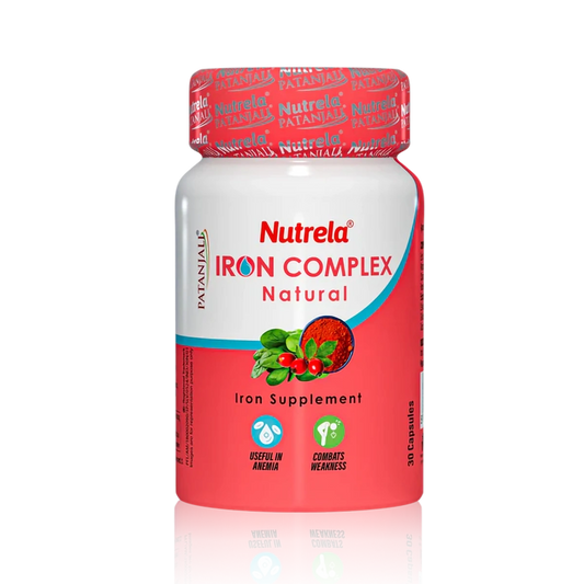 Patanjali Nutrela Iron Complex Natural Capsules -30 caps