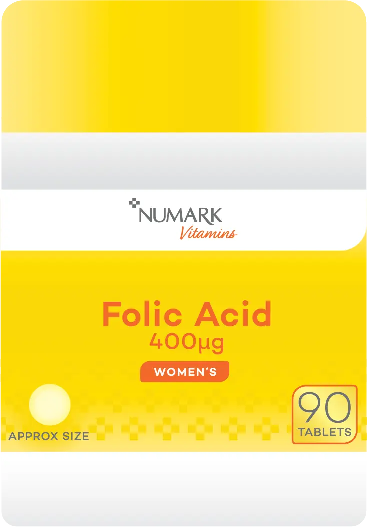 Numark Folic Acid 400mcg Tablets 90