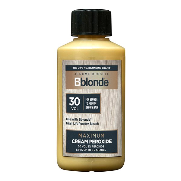 Bblonde 30VOL 9% Peroxide Blonde to Medium Brown Har