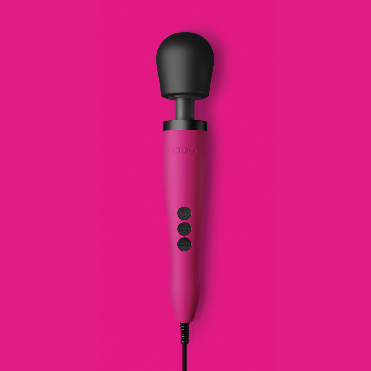 Pink Doxy Original Massager with sleek design and control buttons, shown on a clean white background.