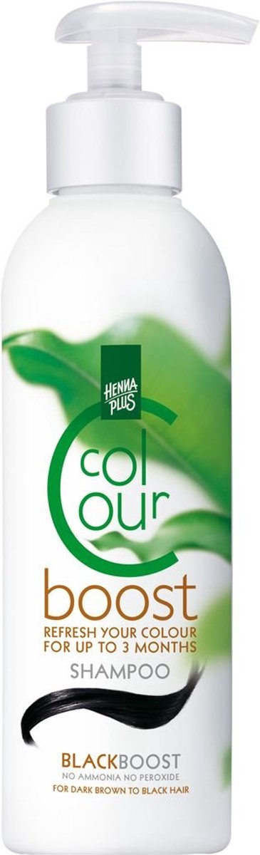 Hennaplus Colour Boost Shampoo Black - 200ml