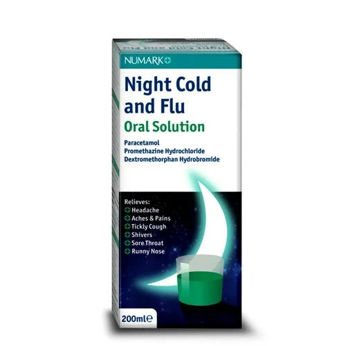 Numark Night Cold and Flu oral solution 200ml