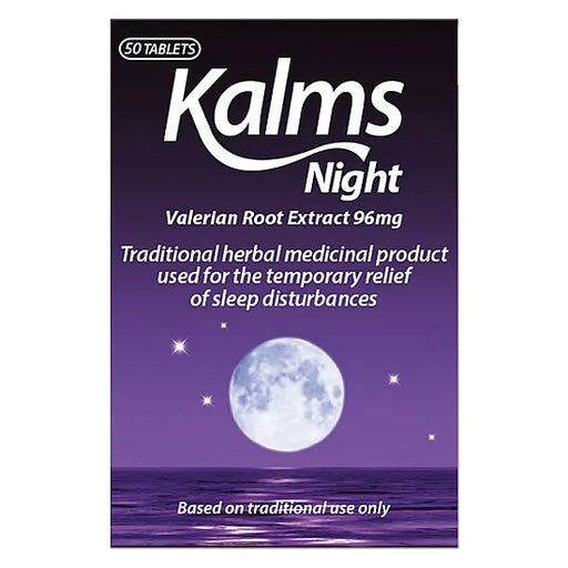 Kalms Night Valerian Root Extract 96mg - 50 Tablets