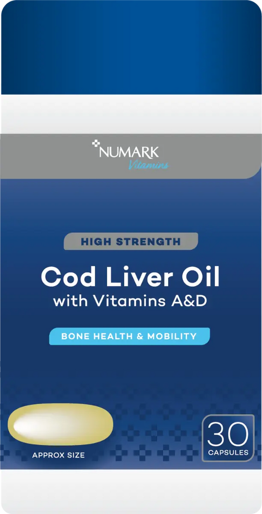 Numark High Strength Cod Liver Oil 1000mg capsules 30s