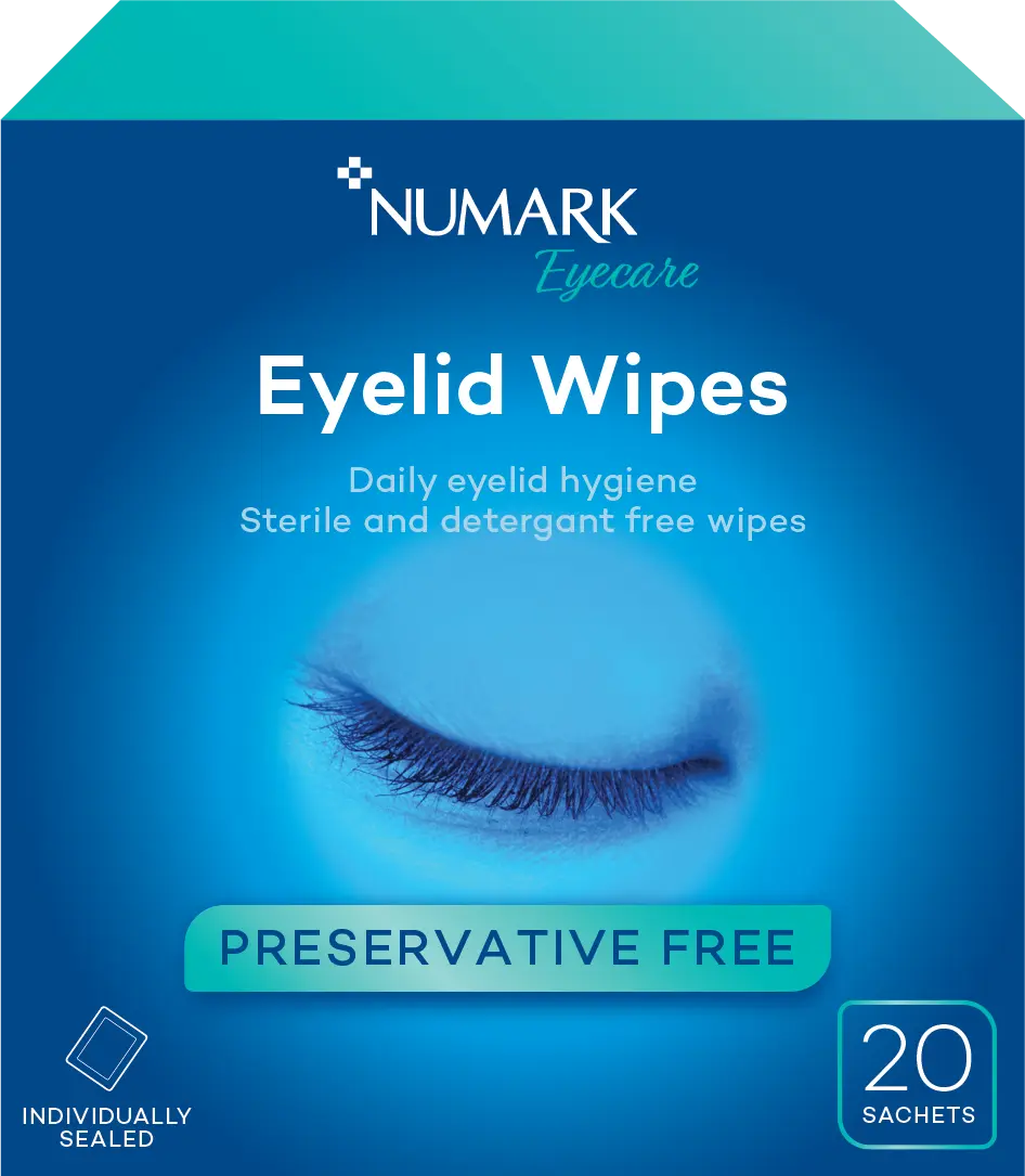 Numark Eyelid Wipes Daily eyelid hygiene