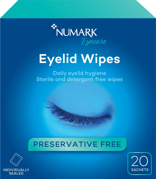 Numark Eyelid Wipes Daily eyelid hygiene