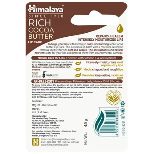 Himalaya Herbals Rich Cocoa Butter Lip Care