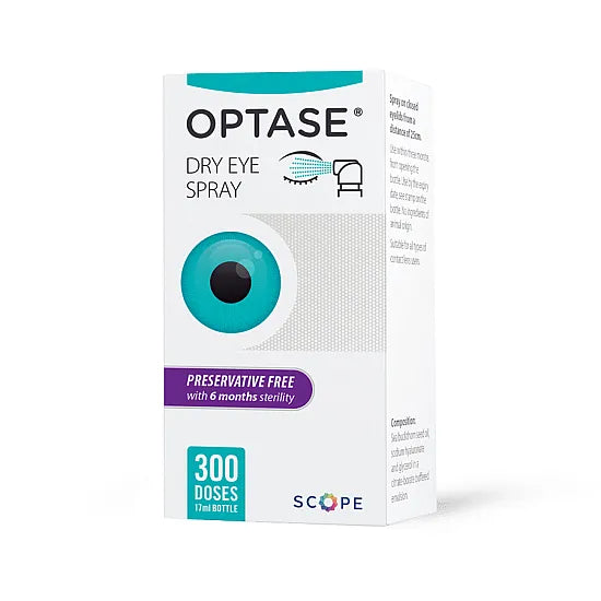 OPTASE Dry Eye Spray - 17ml - 300 Doses