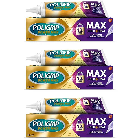 Poligrip Max Seal Denture Fixative