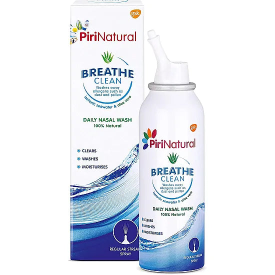 PiriNatural Breathe Clean Daily Nasal Wash - 100ml