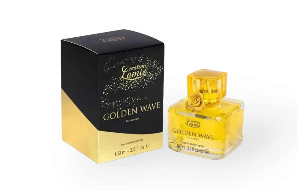 Creation Lamis Golden Wave Eau de Parfum Spray Radiant Elegance Bottle