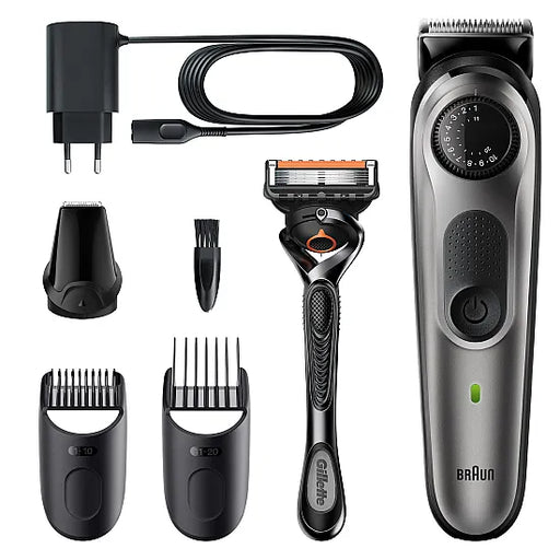 Braun BT5260 - Beard Trimmer Series 5 & Hair Clippers with Gillette Fusion5 ProGlide Razor