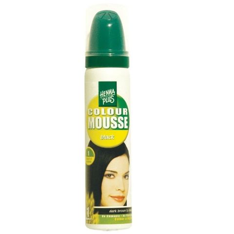 Hennaplus Colour Mousse Black 75 ml