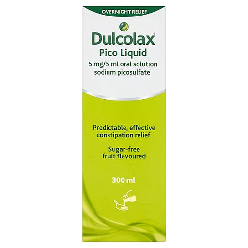 Dulcolax Pico Liquid Laxative (Sodium Picosulfate) 5mg/5ml Oral Solution – 300ml