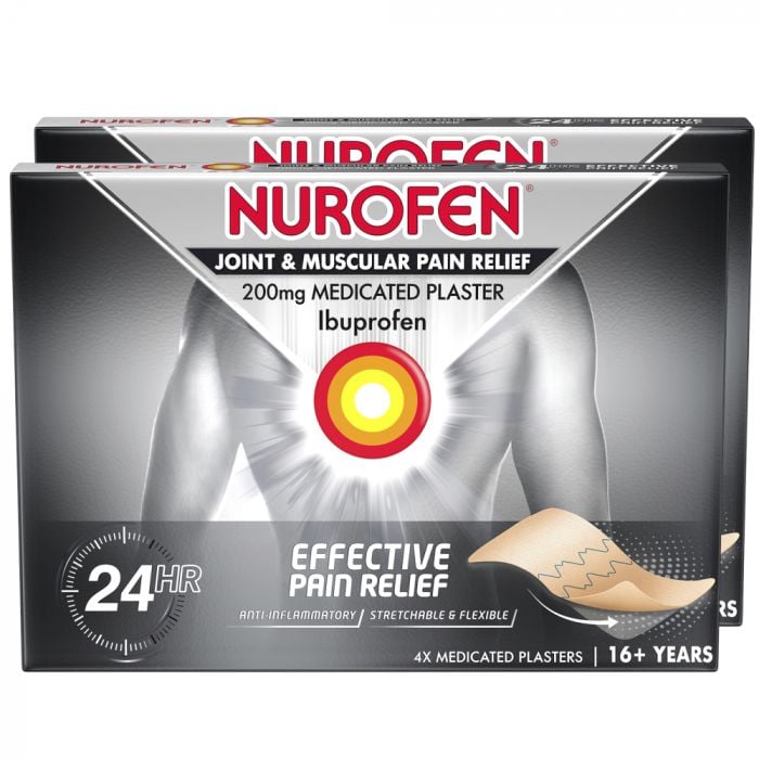 Nurofen Joint & Muscular Pain Relief 4 Medicated Plasters