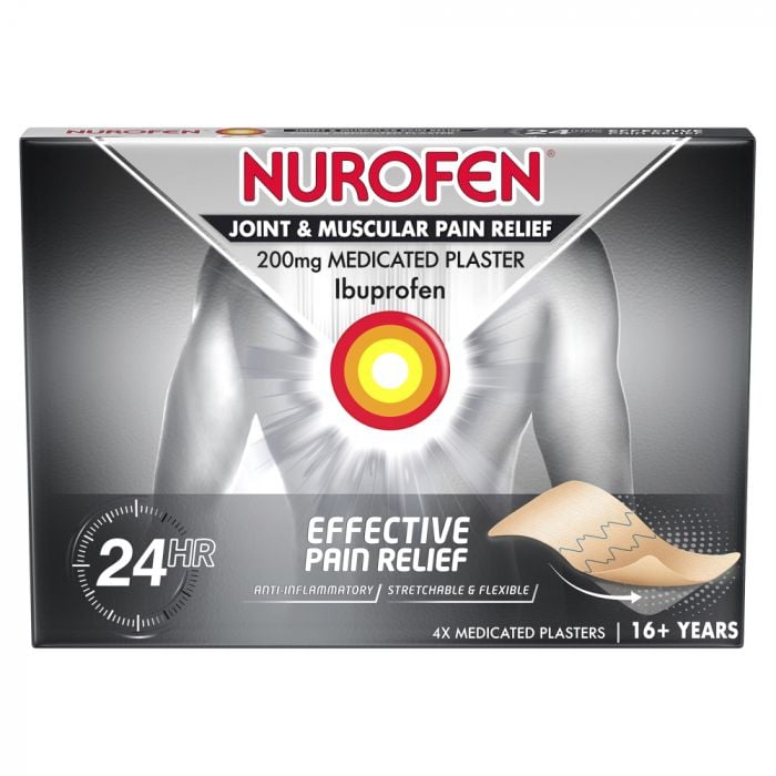 Nurofen Joint & Muscular Pain Relief 4 Medicated Plasters