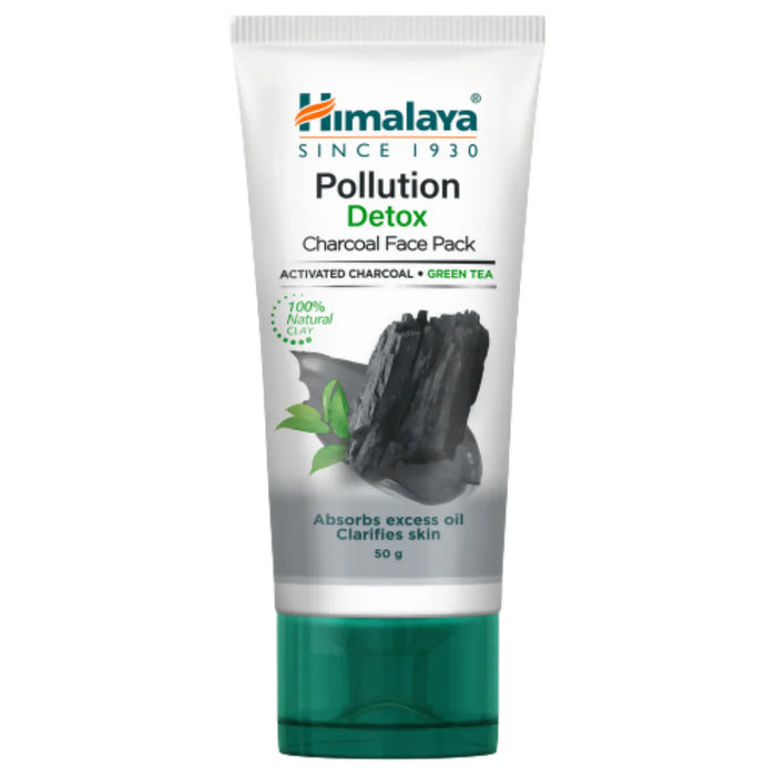 Himalaya Herbals Pollution Detox Charcoal Face Pack -50 gm