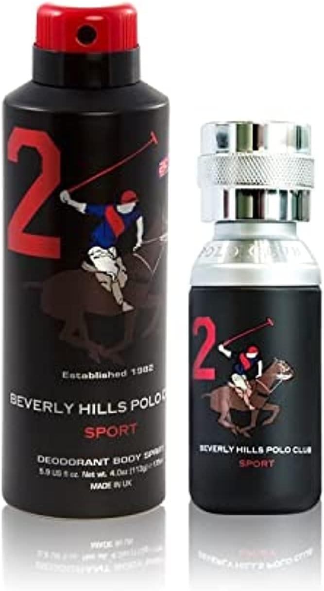 Beverly Hills Polo Club Two EDT 100ml Spray/  Deodorant Spray 175ml