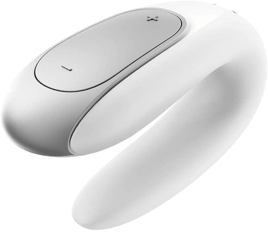 Satisfyer App Enabled Double Fun - White 