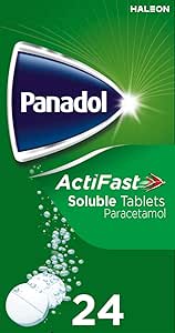 Panadol ActiFast Soluble Tablets Paracetamol 500mg 24s