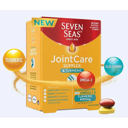 Seven Seas JointCare Supplex & Turmeric - 30 Capsules & 30 Tablets