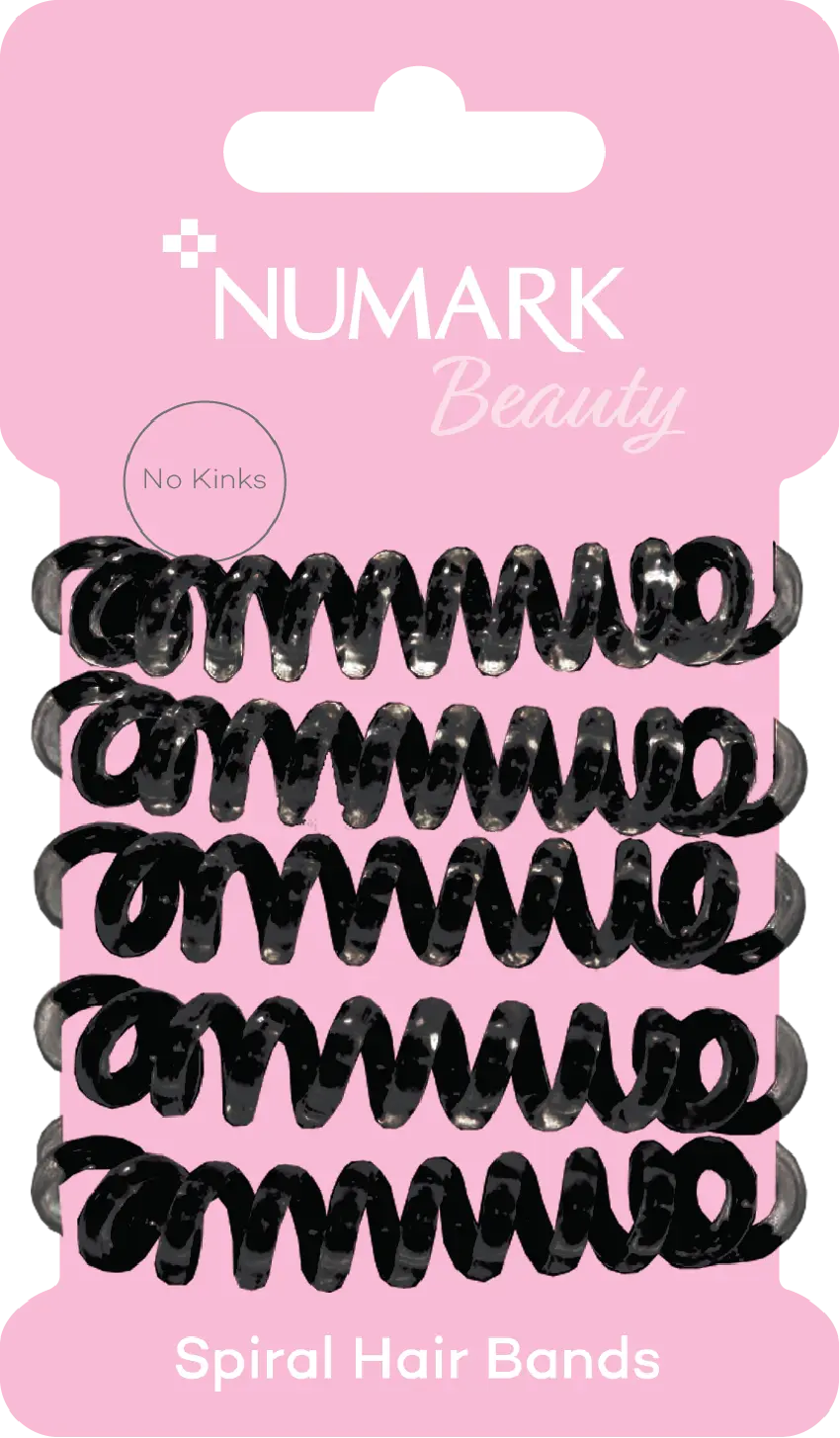 Numark Black Spiral Hair Bands