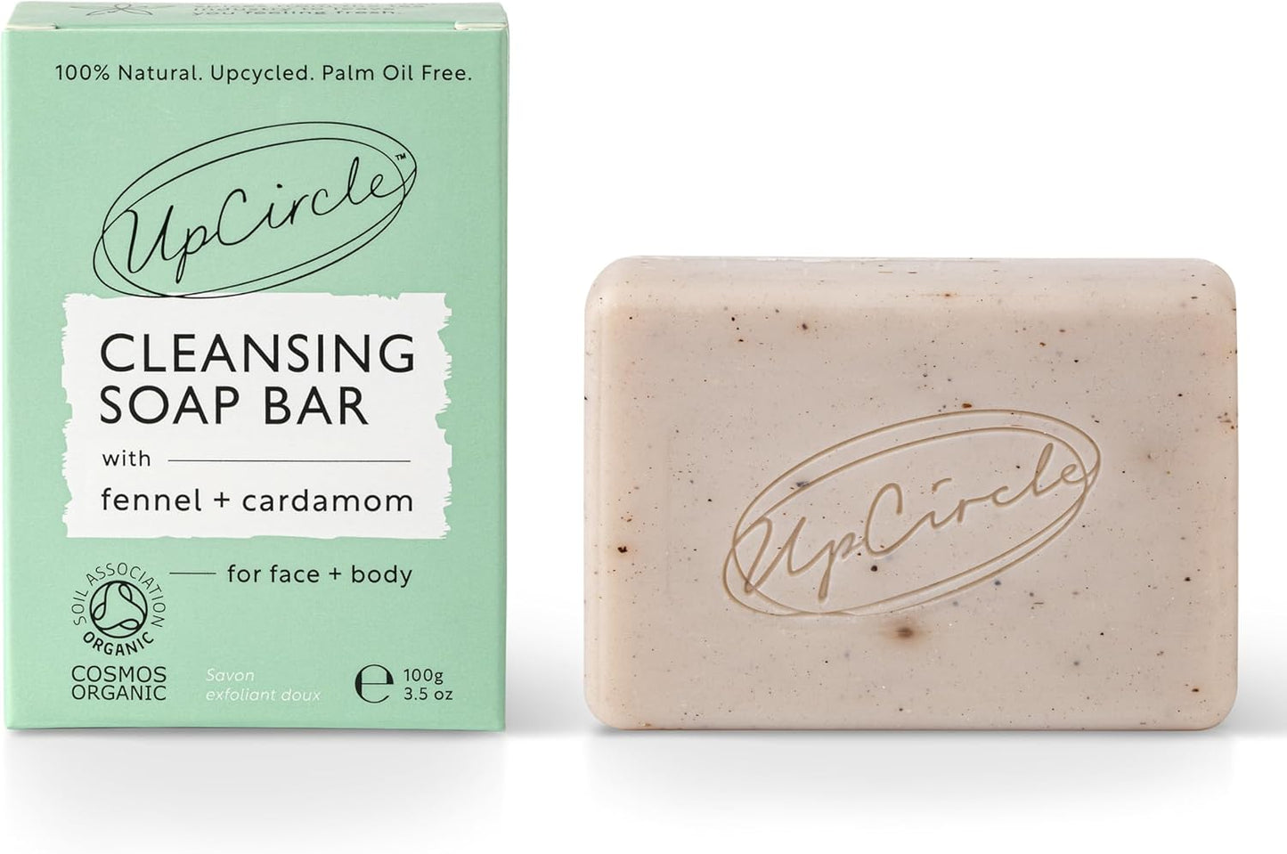 Upcircle Fennel & Cardamom Chai Soap Bar 100g