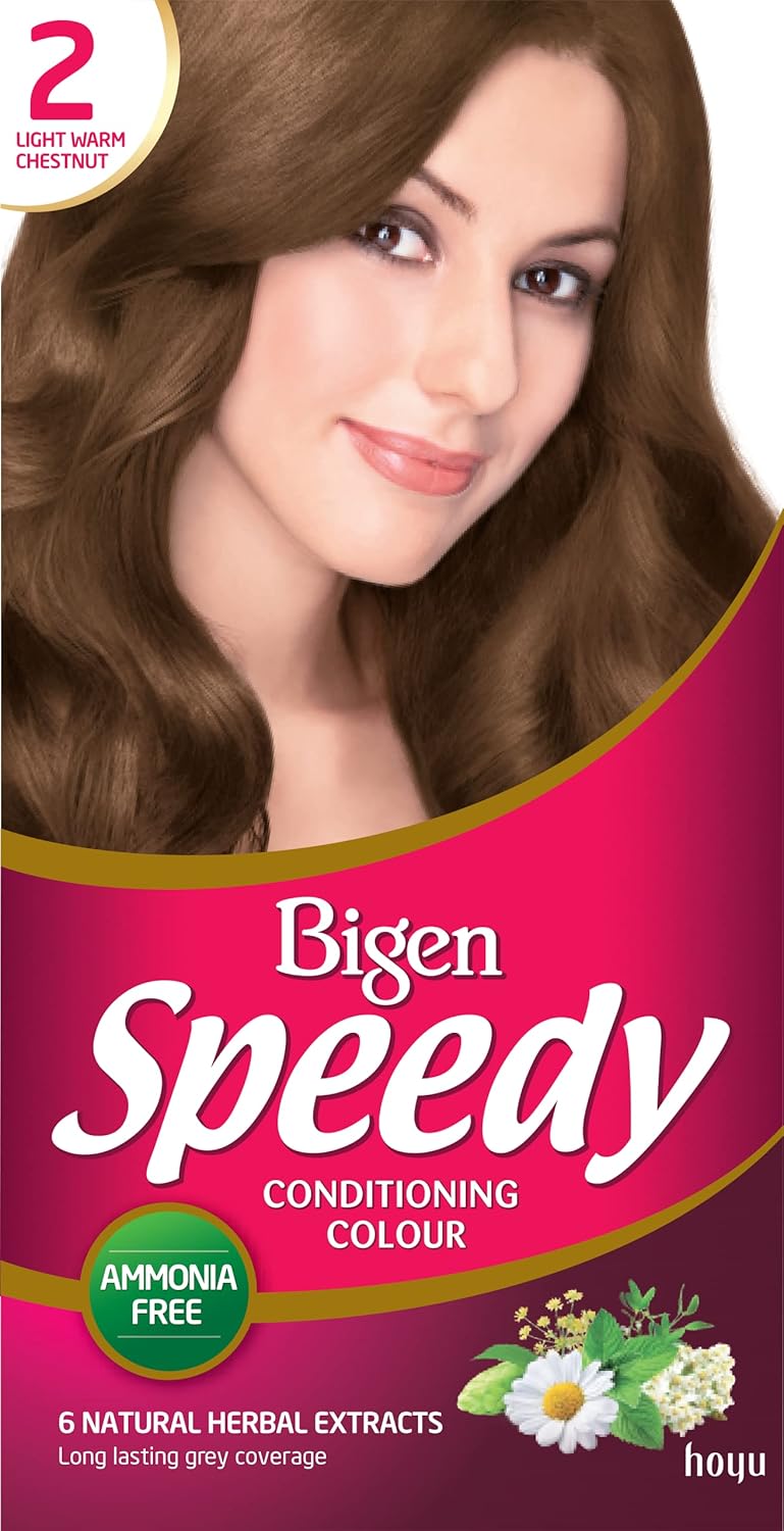 Bigen Speedy 2 Hair Colour Light Warm Chestnut