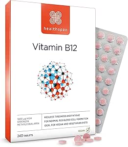 Healthspan Vitamin B12 - 1,000ug 240 Tablets