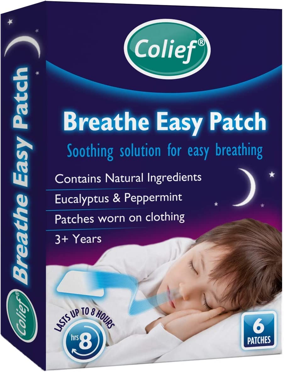 Colief Breathe Easy Patches - Decongestant Patch for Kids - 6 Patches ...