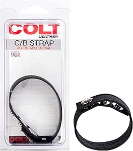 COLT Adjustable 3 Snap Leather Strap