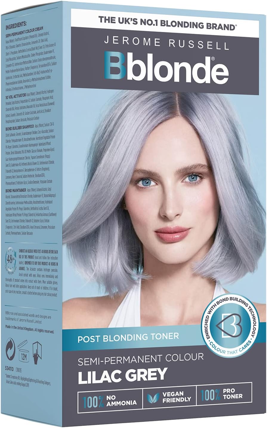 Bblonde Lilac Grey Semi Permanent Toner Kit