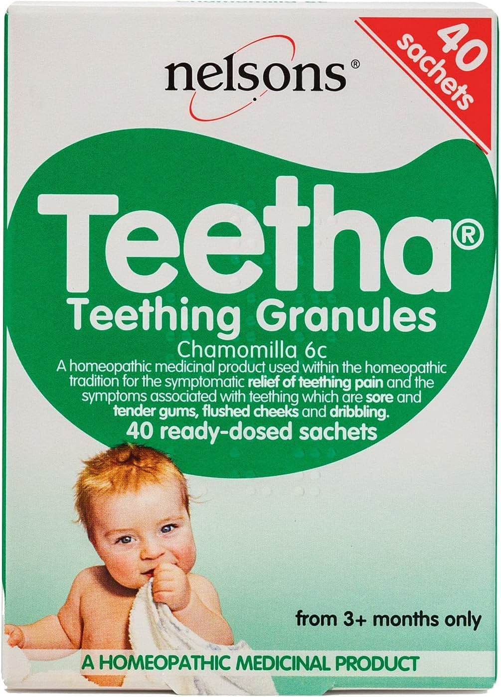 Nelson Teetha Baby Teething Granules (40 Sachets)