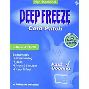 Deep Freeze Cold Patches Pack of 4