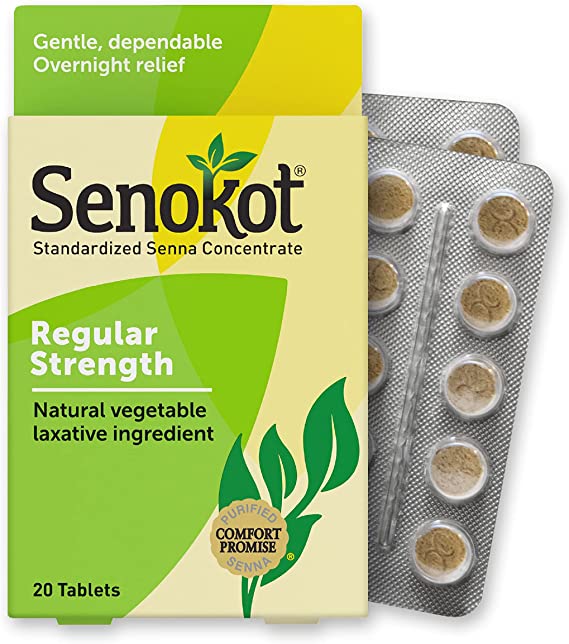 Senokot Constipation Relief – 20 Senna Fruit Tablets 
