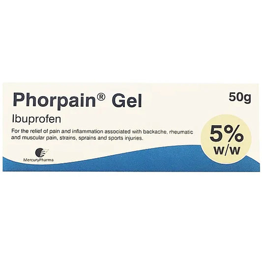 Phorpain Ibuprofen 5% Gel - 50g 