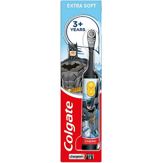 Colgate Kids Batman Extra Soft Battery Toothbrush, 3+ Years