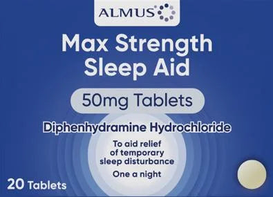 Almus Sleep Aid Max Strength Tablets