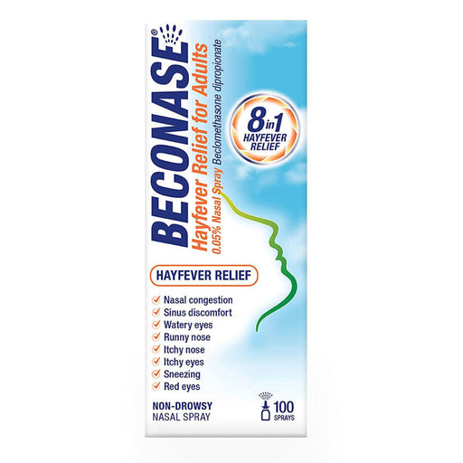 Beconase Hayfever Relief for Adults Nasal Spray For Adults - 100 Sprays