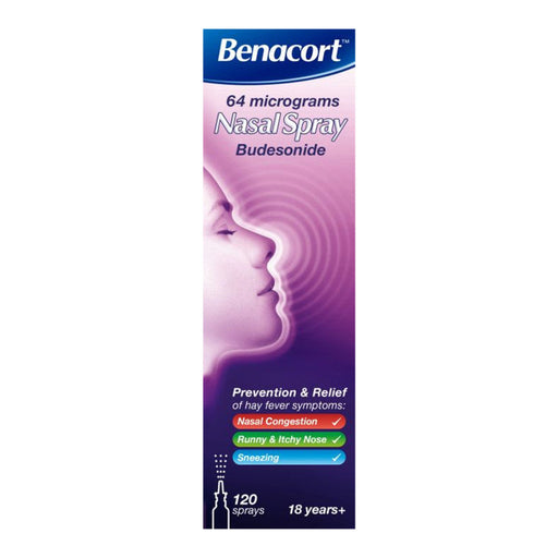 Benacort 64 Micrograms Nasal Spray (18 Years Plus) - 120 Sprays