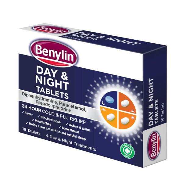 Benylin Day and Night - 16 Tablets