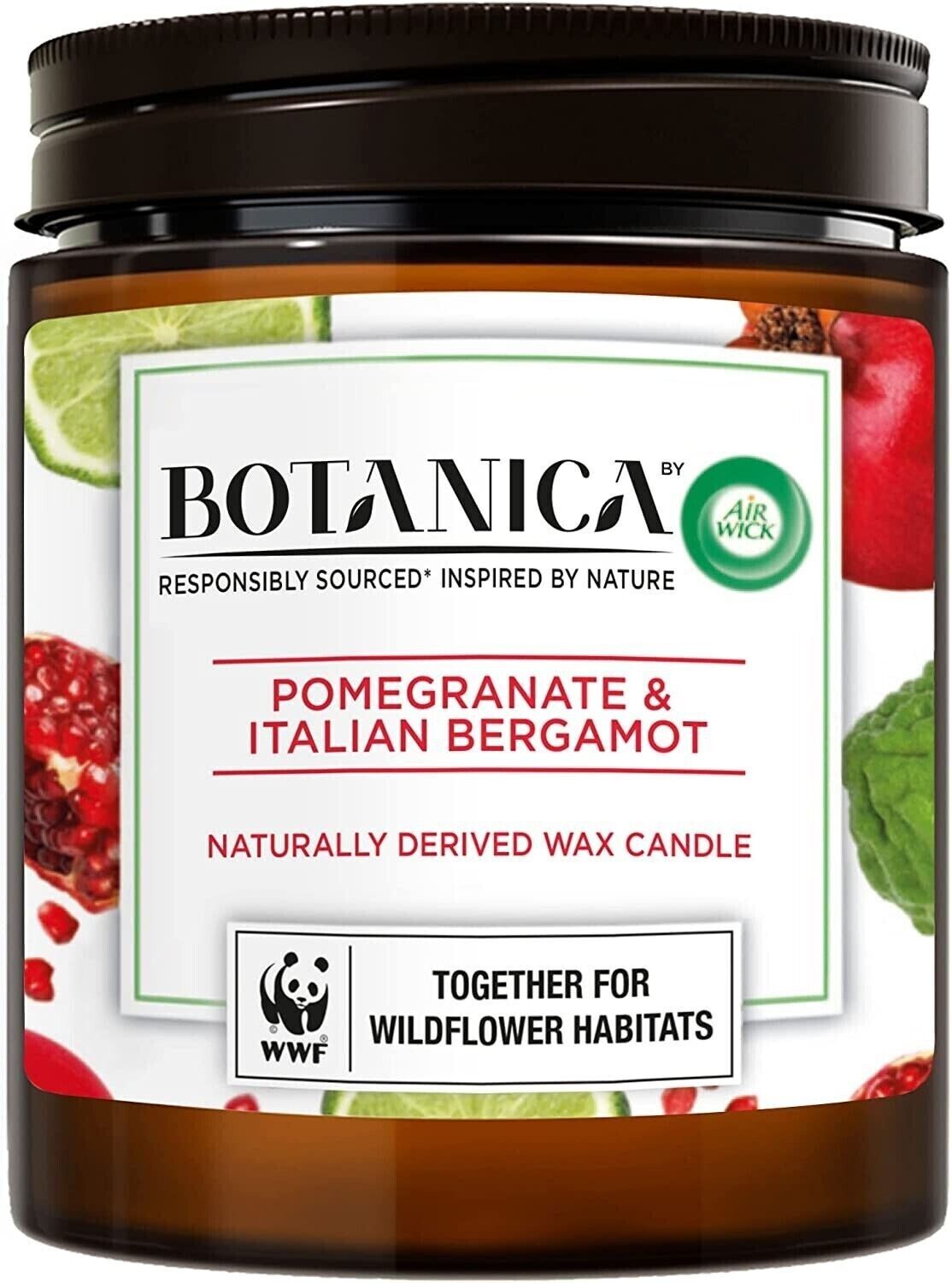 Botanica Air Wick Pomegranate & Italian Bergamot Candle