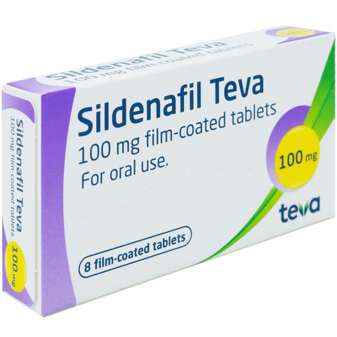 Sildenafil 100mg (Teva) - UK-licensed prescription treatment