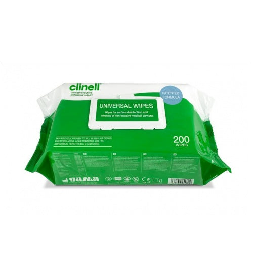 Clinel 200 Universal Wipes pack of 1