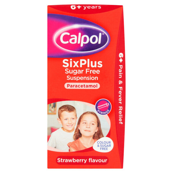 Calpol Six Plus Sugar Free Suspension - 100ml