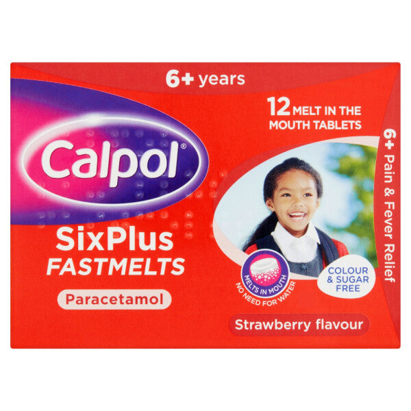 Calpol SixPlus Fastmelts - 12 Pack