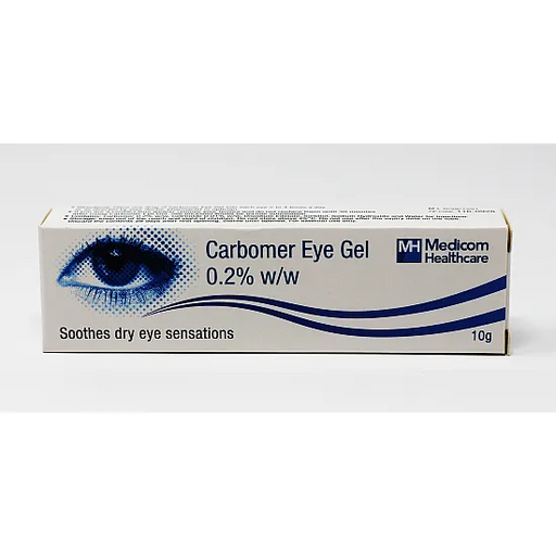 Carbomer Eye Gel 0.2% w/w - 10g (brand may vary)