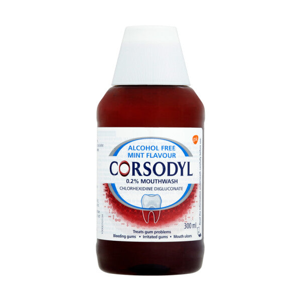 Corsodyl 0.2% Gum Problem Alcohol Free Mint Mouthwash