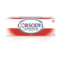 Corsodyl 1% W/W Gum Problem Treatment Dental Gel - 50g