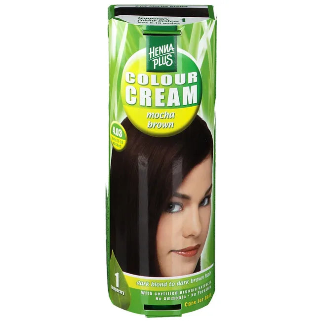 Hennaplus Colour Cream Mocha Brown 60ml